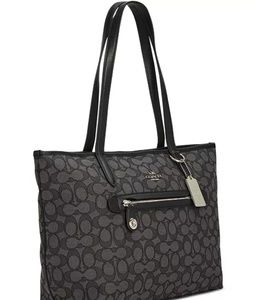 COACH TAYLOR TOTE in signature Jacquard- Authentic